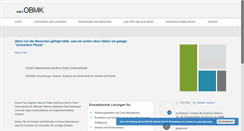 Desktop Screenshot of obmk.de