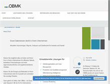 Tablet Screenshot of obmk.de